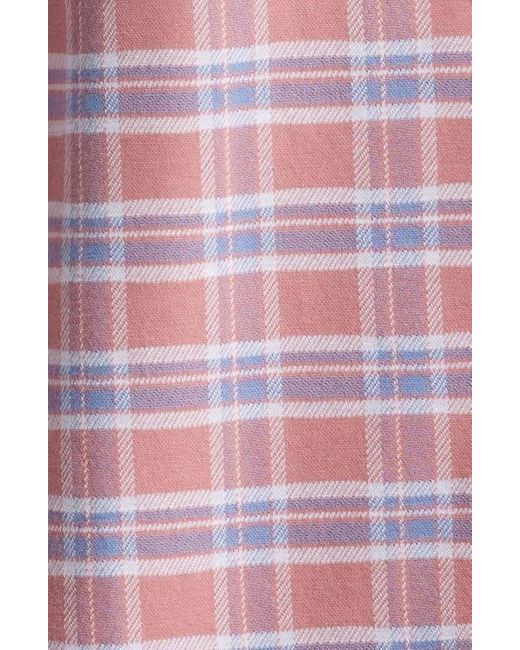 Faherty Brand Red Coastline Knit Button-Down Shirt for men