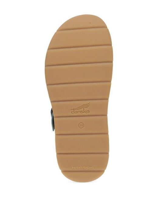 Dansko Blue Bianca Platform Wedge Sandal