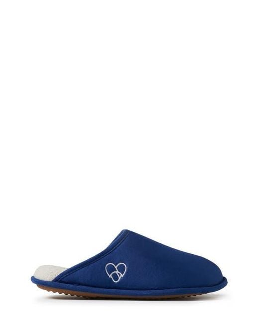 Dearfoams Blue Riley Pride Scuff Slipper for men