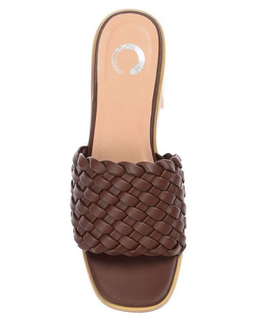 Journee Collection Brown Fylicia Mule