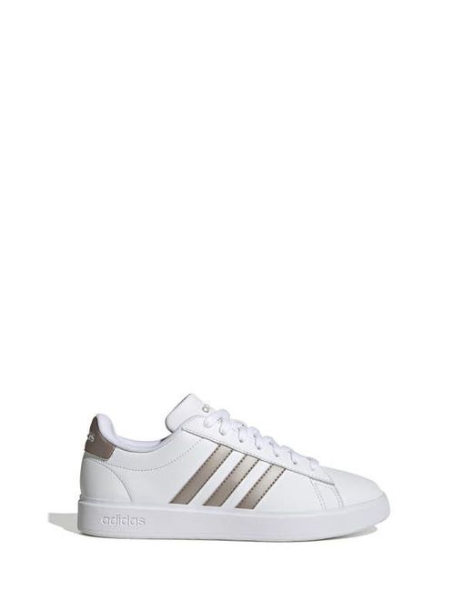 Adidas White Grand Court 2.0 Sneaker
