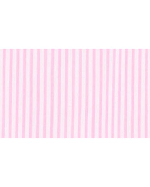 Kensie Pink Stripe Print Boxer Pajamas