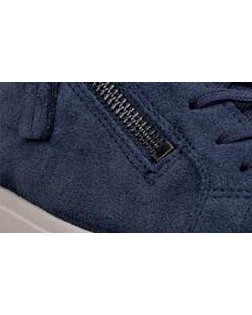 Ecco Blue Classic Zip Sneaker