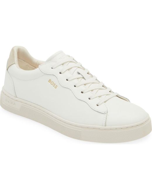 Boss White Rhys Sneaker