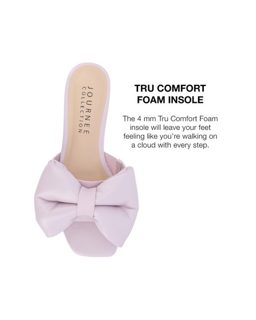 Journee Collection Pink Tru Comfort Foam Fayre Bow Flat