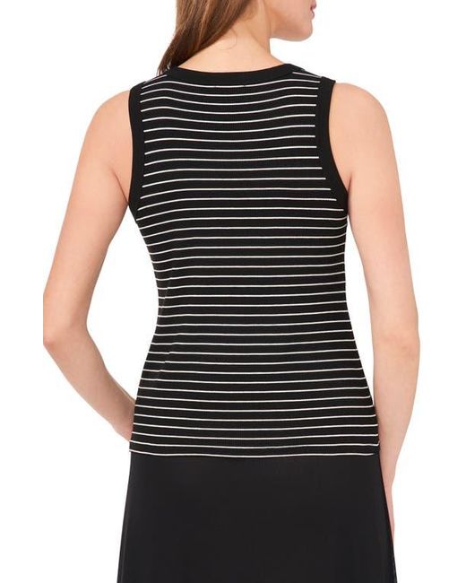 Halogen® Black Stripe Rib Tank