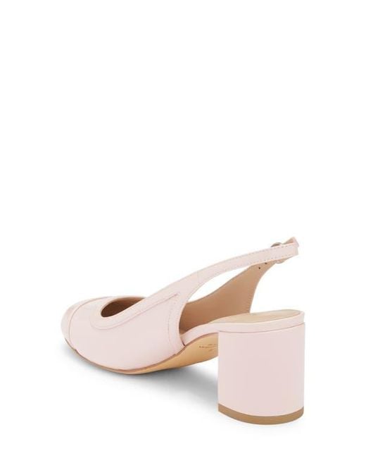 Stuart Weitzman Natural Celina 60 Slingback Pump