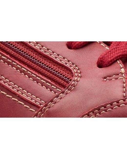 Clarks Red Bryianne Bayla Sneaker