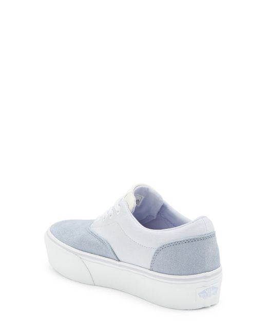 Vans White Doheny Platform Sneaker