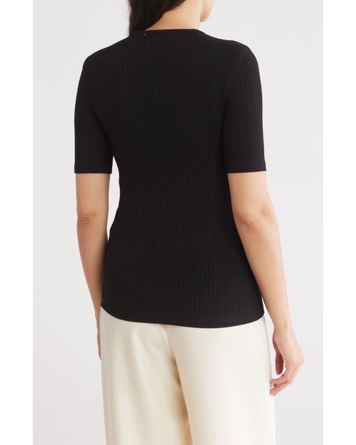 Trina Turk Black Vivika Crewneck T-Shirt