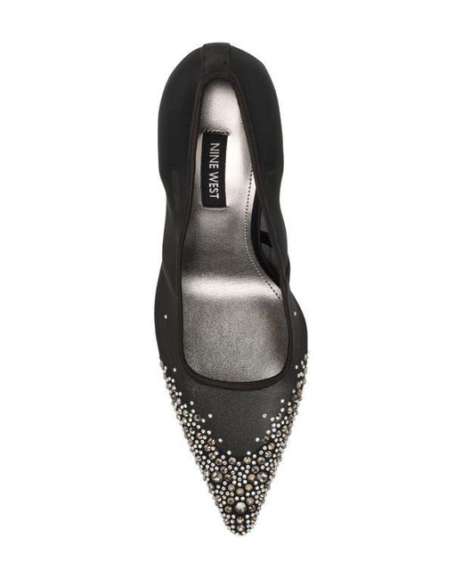 Nine West Black Jamiey Pointed Toe Pump