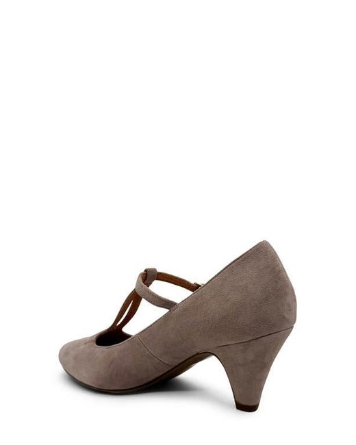 Chelsea Crew Brown Gin T-Strap Pump