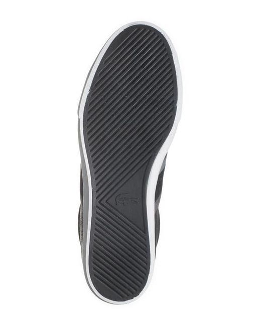 Lacoste Black Grad Vulc 120 Low Top Sneaker for men