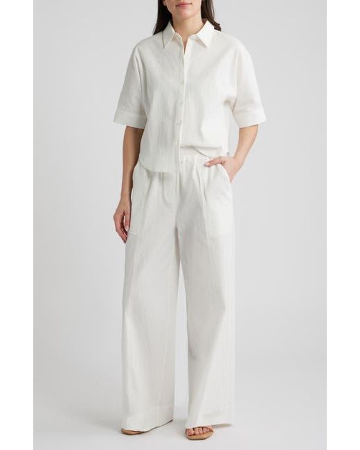 Bernardo Gray Texture Dolman Shirt