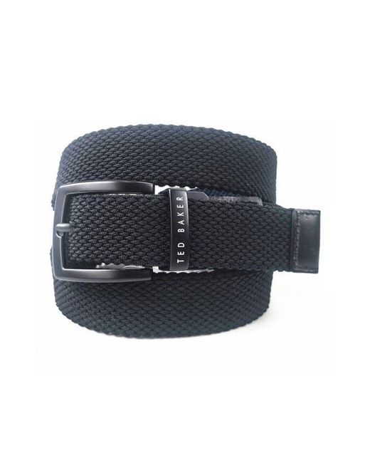 Ted Baker Blue Reversible Web Stretch Belt for men