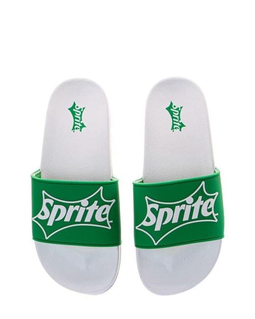 Coca Cola Green Sprite Slide Sandal for men