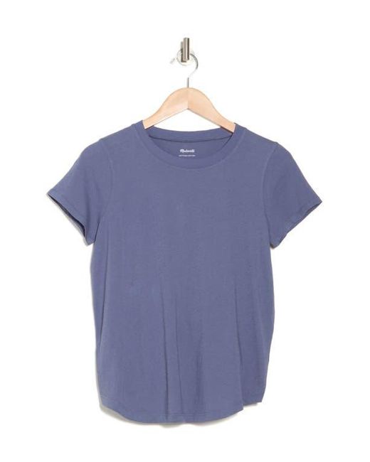 Madewell Blue Vintage Crewneck Cotton T-Shirt