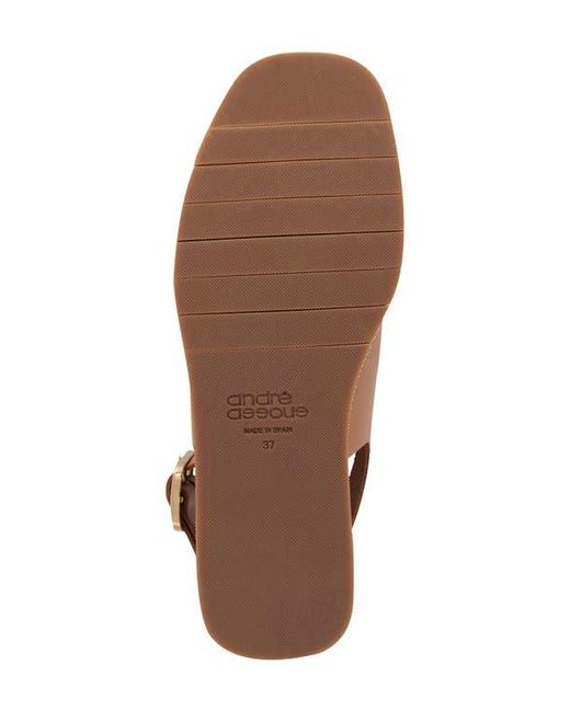 Andre Assous Brown Pepper Slingback Sandal