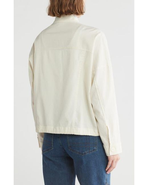 Max Studio Natural Cotton Piqué Jacket