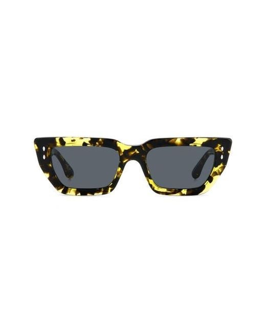 Isabel Marant Black 54Mm Rectangular Sunglasses