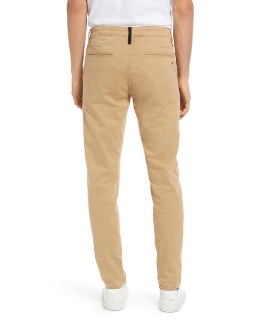 Rag & Bone Natural Fit 1 Slim Fit Stretch Twill Chinos for men