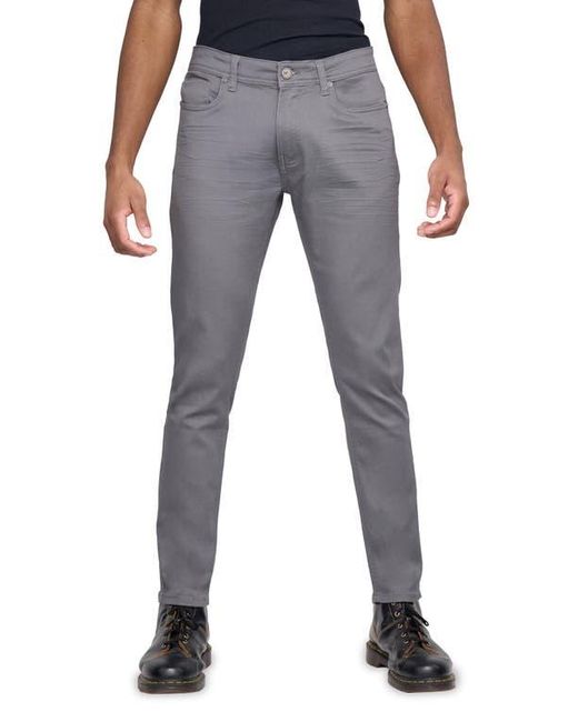 Xray Jeans Gray Classic Twill Skinny Jeans for men