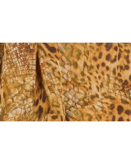 L'Agence Natural Pixie Drawstring Blouse