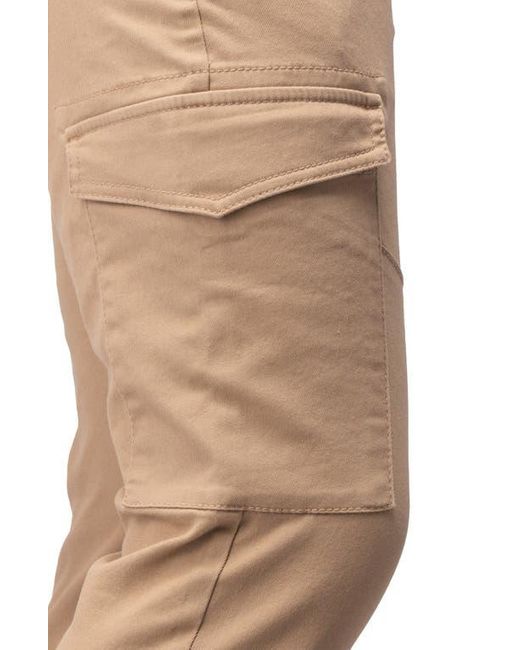 Xray Jeans Natural Stretch Twill Cargo Chino Pants for men