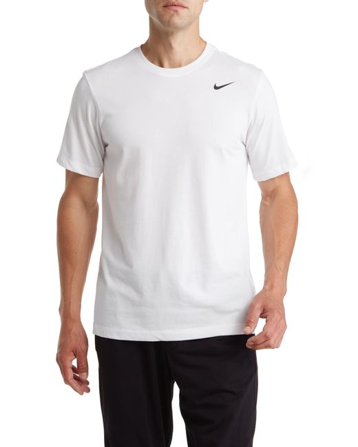 Nike White Dri-fit Training T-shirt for men