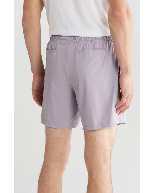 90 Degrees Gray Warp Landon Shorts for men