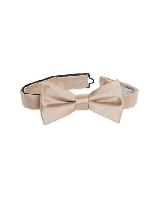 Nordstrom Rack White Satin Solid Bow Tie for men