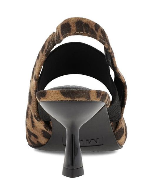 MIA Brown Nicolette Slingback Pump