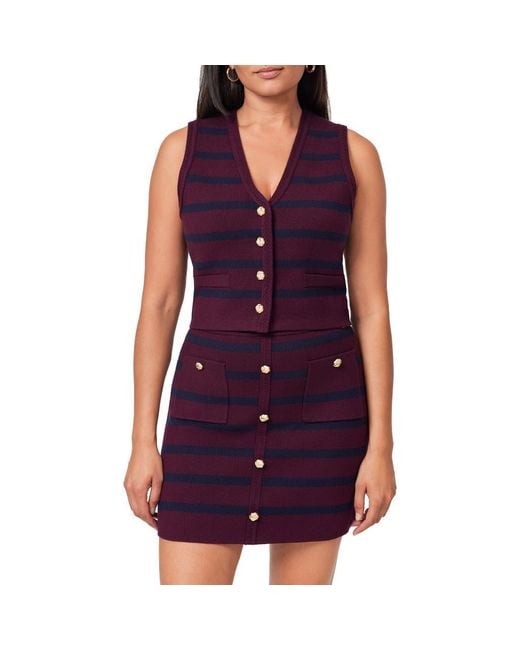 Scotch & Soda Purple Sweater Vest