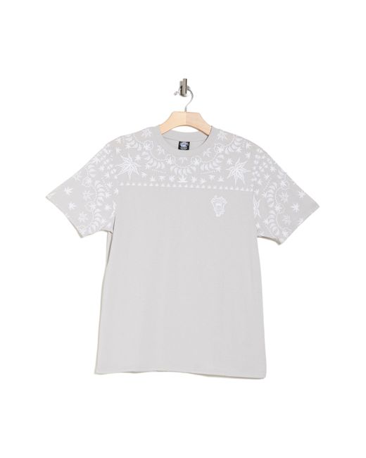 Crooks and Castles White Bandanna Graphic T-shirt for men