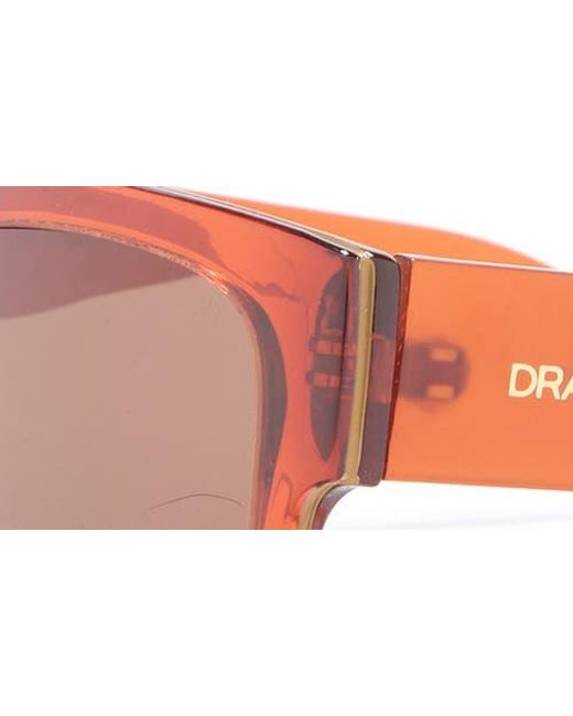 Dragon Pink 56Mm Square Sunglasses