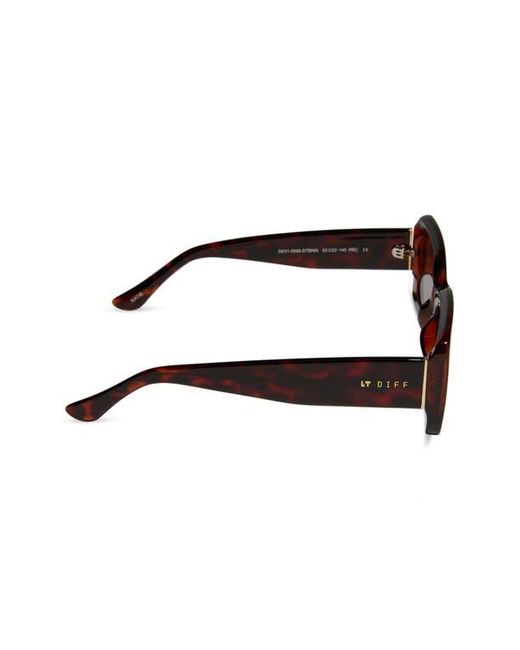 DIFF Brown 53Mm Rectangle Sunglasses for men