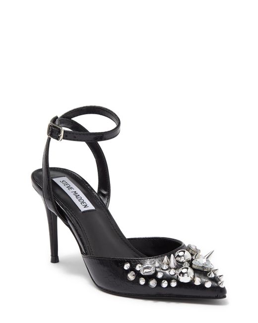 Steve Madden Lillith Stiletto Pump In Black Snake At Nordstrom Rack | Lyst