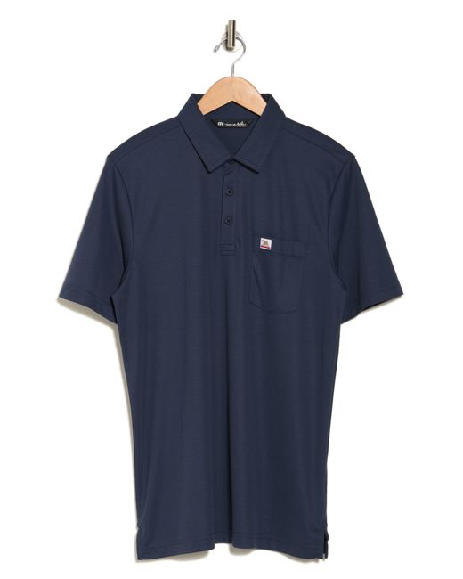 Travis Mathew Blue On The Lot Graphic T-shirt for men
