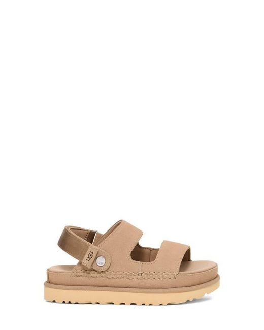 Ugg Natural Goldenstar Glide Platform Sandal