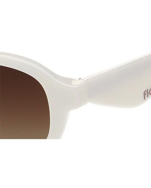 Florence By Mills Brown 49Mm Rectangular Sunglasses