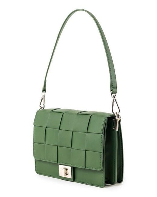 Urban Originals Green Loved Woven Crossbody Bag