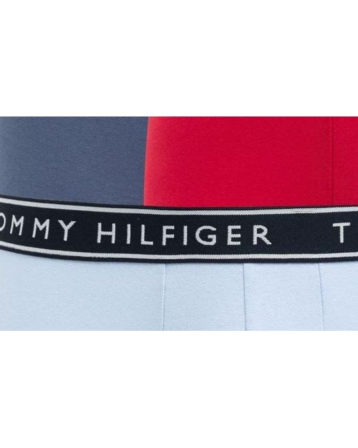 Tommy Hilfiger Blue Pack Of Four Boxer Briefs for men