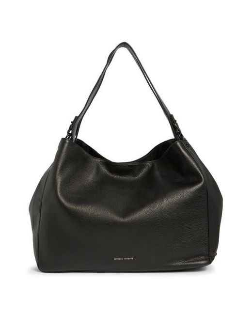Rebecca Minkoff Black M.A.B. Carryall Leather Tote Bag