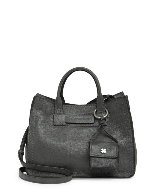 Lucky Brand Black Gigi Leather Satchel Bag