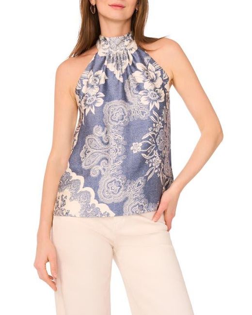 Parker Blue The Erica Satin Halter Neck Top