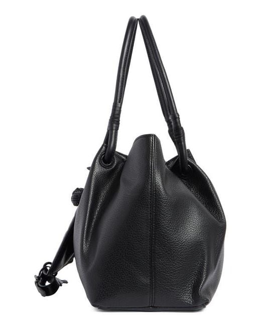 Steve Madden Black Dougie Tote Bag
