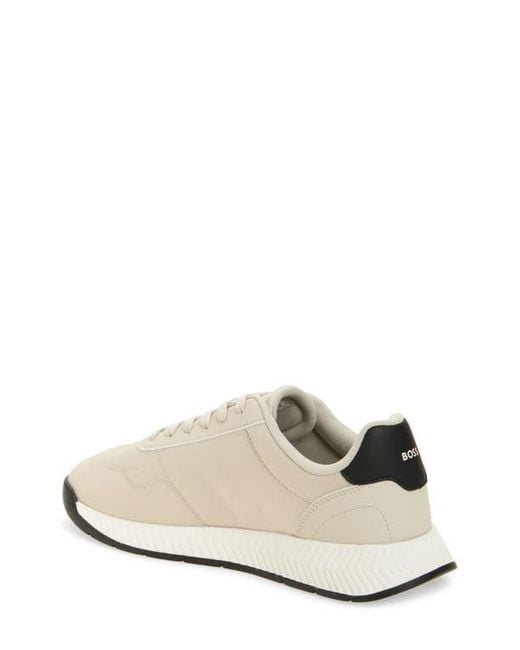 Boss White Titanium Runn Sneaker for men