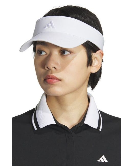 Adidas White Match 2 Visor
