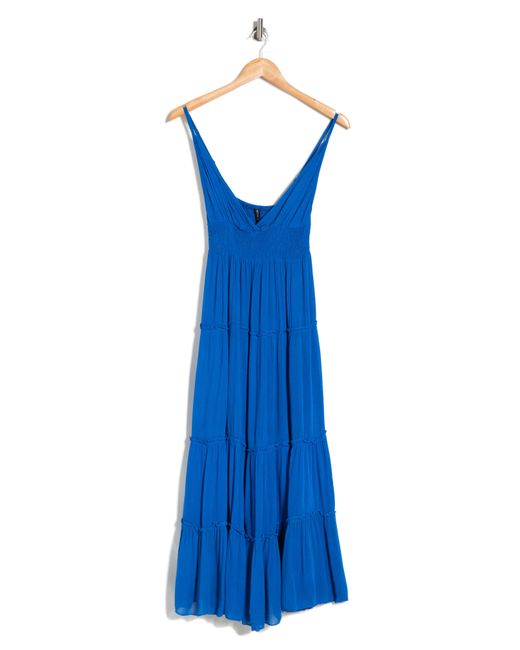 Boho Me Blue Tiered Maxi Dress