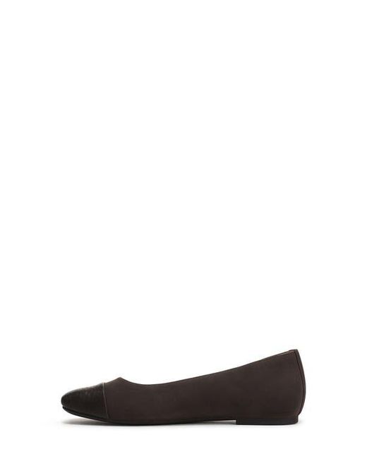 Vionic Brown Hollen Cap Toe Flat